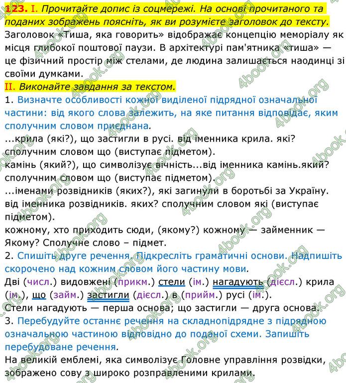 ГДЗ Українська мова 9 клас Заболотний НУШ