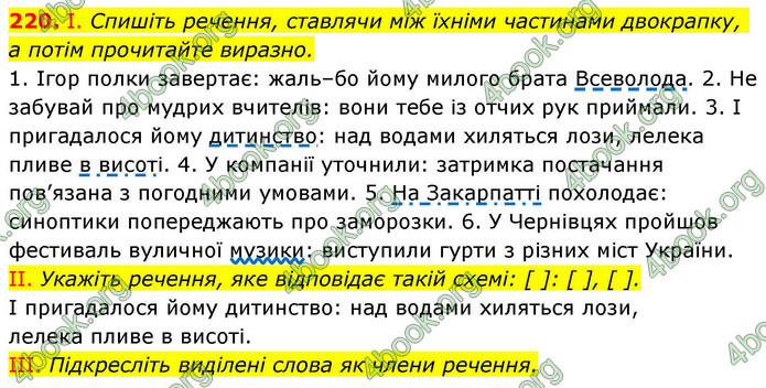 ГДЗ Українська мова 9 клас Заболотний НУШ