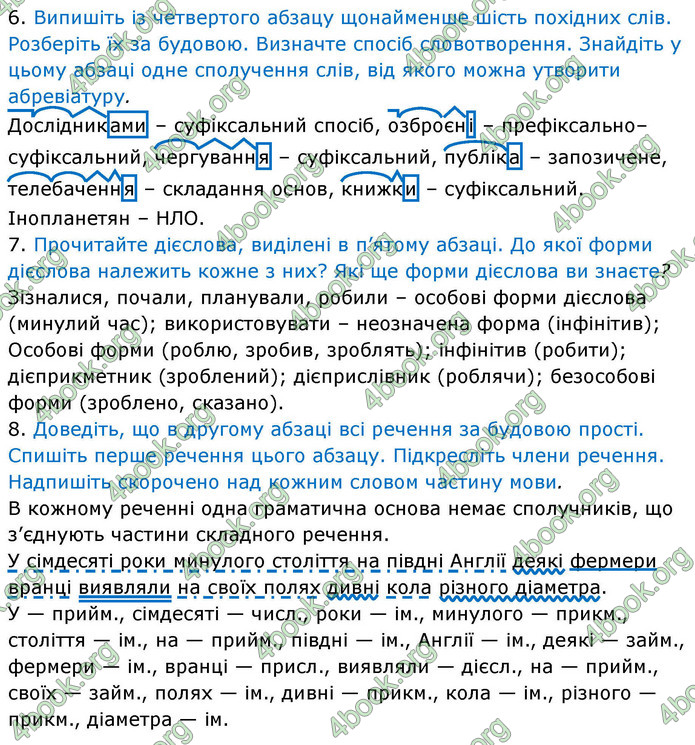 ГДЗ Українська мова 9 клас Заболотний НУШ