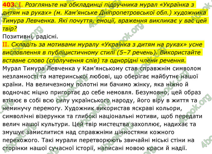 ГДЗ Українська мова 9 клас Заболотний НУШ