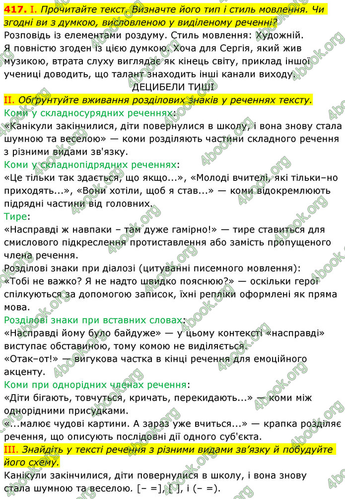 ГДЗ Українська мова 9 клас Заболотний НУШ