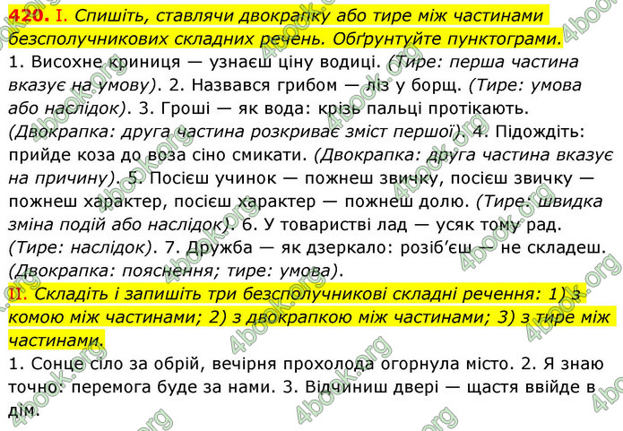ГДЗ Українська мова 9 клас Заболотний НУШ