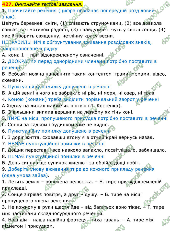 ГДЗ Українська мова 9 клас Заболотний НУШ