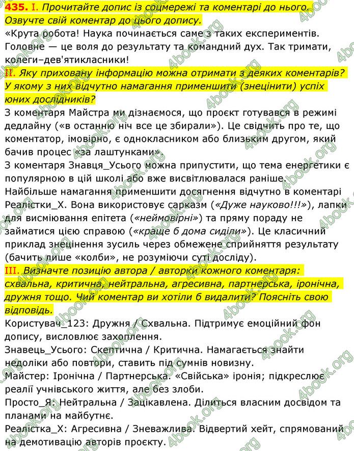 ГДЗ Українська мова 9 клас Заболотний НУШ