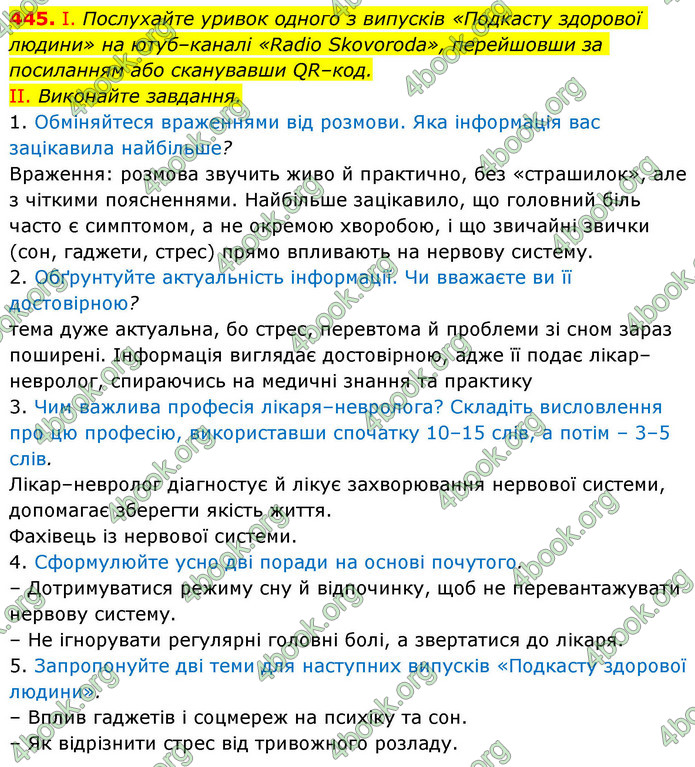 ГДЗ Українська мова 9 клас Заболотний НУШ