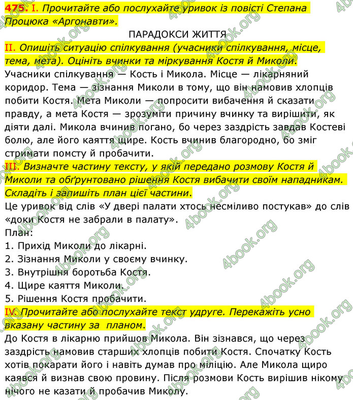 ГДЗ Українська мова 9 клас Заболотний НУШ