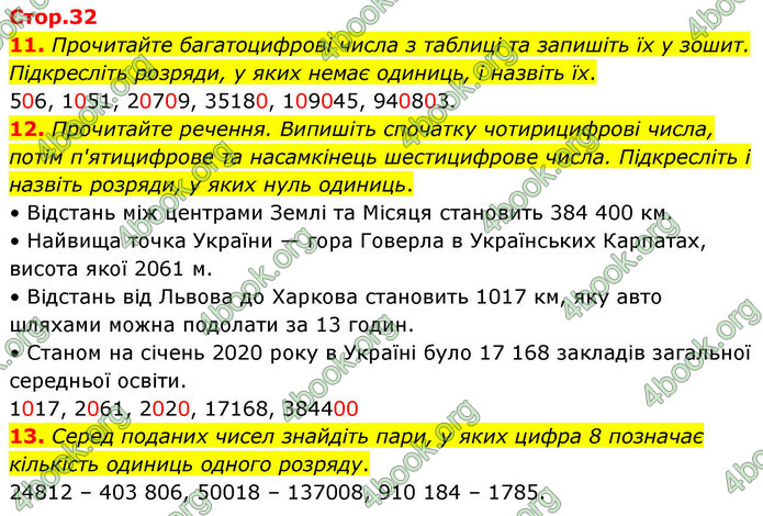 ГДЗ Математика 4 клас Логачевська 2026 (1 та 2 ч.)