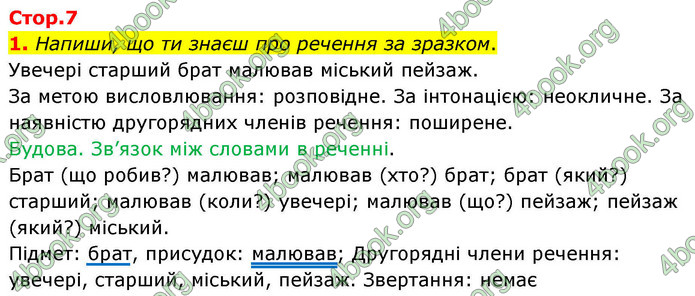 ГДЗ Зошит Українська мова та читання 4 клас Большакова 2026 (1 та 2 ч.)