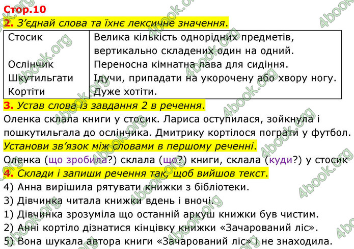 ГДЗ Зошит Українська мова та читання 4 клас Большакова 2026 (1 та 2 ч.)