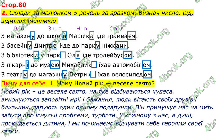 ГДЗ Зошит Українська мова та читання 4 клас Большакова 2026 (1 та 2 ч.)