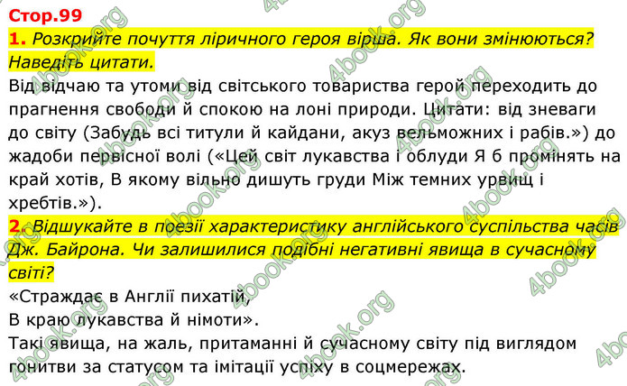 ГДЗ Зарубіжна література 9 клас Ніколенко НУШ