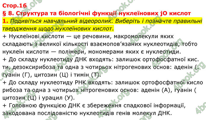 ГДЗ Зошит біологія 9 клас Тагліна НУШ