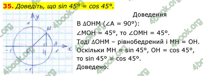 ГДЗ Геометрія 9 клас Бевз НУШ
