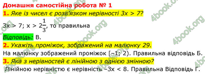 ГДЗ Алгебра 9 клас Істер НУШ