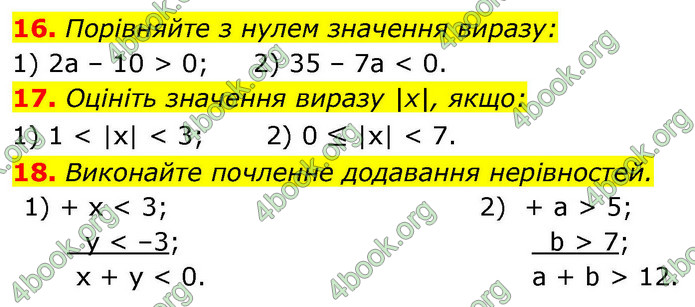 ГДЗ Алгебра 9 клас Істер НУШ