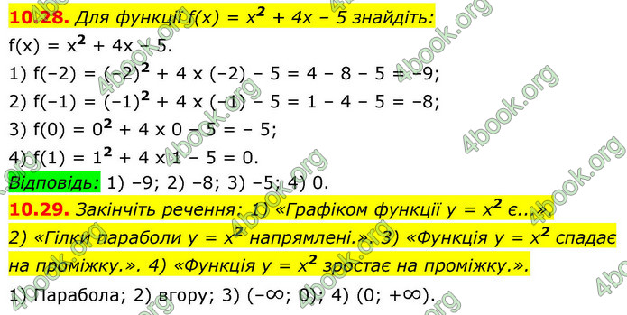 ГДЗ Алгебра 9 клас Істер НУШ