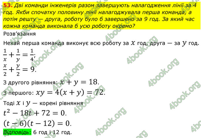 ГДЗ Алгебра 9 клас Тарасенкова НУШ
