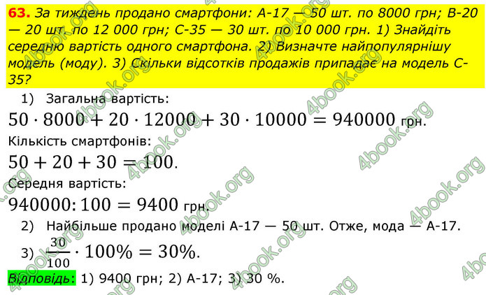ГДЗ Алгебра 9 клас Тарасенкова НУШ