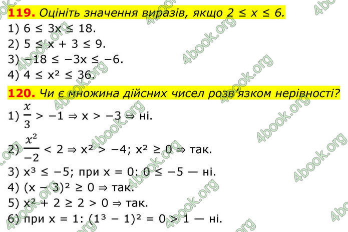 ГДЗ Алгебра 9 клас Тарасенкова НУШ