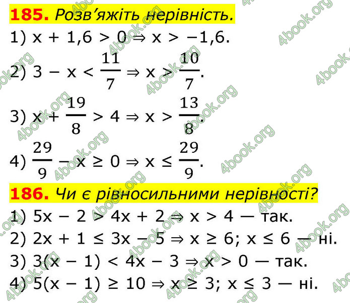 ГДЗ Алгебра 9 клас Тарасенкова НУШ