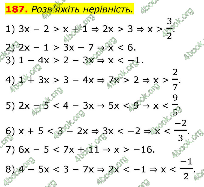 ГДЗ Алгебра 9 клас Тарасенкова НУШ