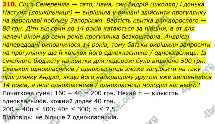 ГДЗ Алгебра 9 клас Тарасенкова НУШ
