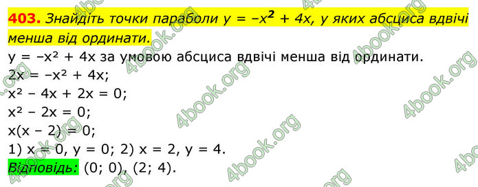 ГДЗ Алгебра 9 клас Тарасенкова НУШ