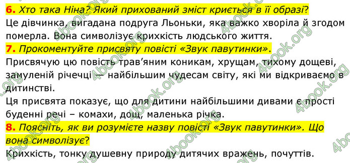 ГДЗ Українська література 9 клас Авраменко НУШ