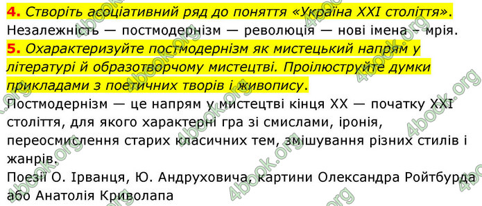 ГДЗ Українська література 9 клас Авраменко НУШ