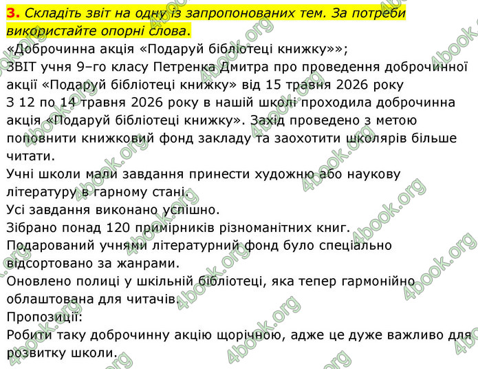 ГДЗ Українська мова 9 клас Авраменко НУШ