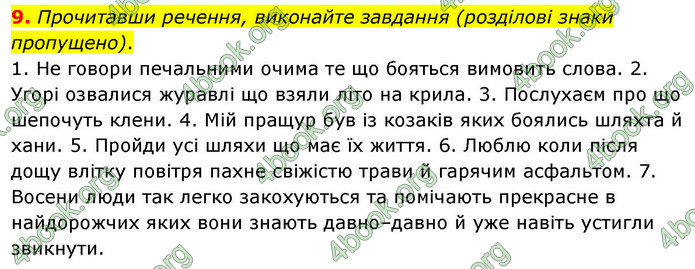 ГДЗ Українська мова 9 клас Авраменко НУШ