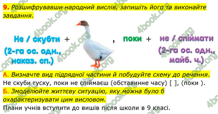 ГДЗ Українська мова 9 клас Авраменко НУШ