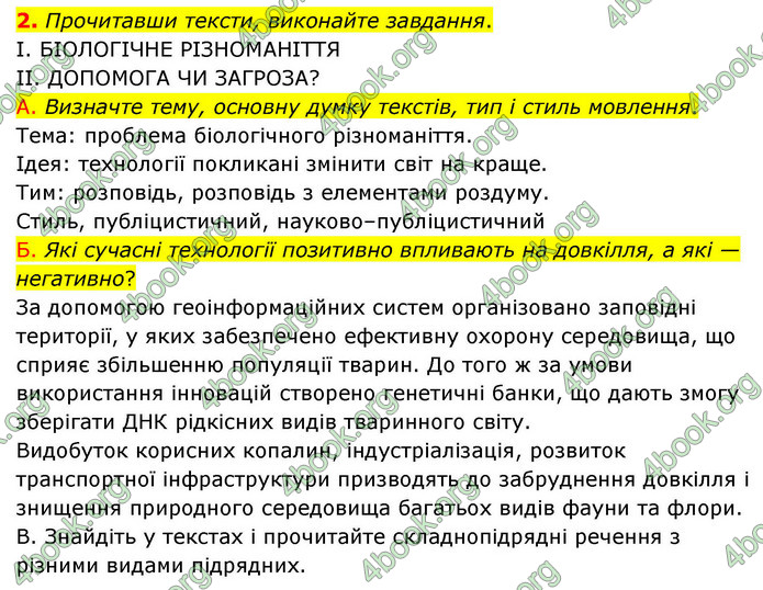 ГДЗ Українська мова 9 клас Авраменко НУШ