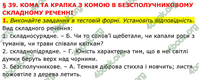 ГДЗ Українська мова 9 клас Авраменко НУШ
