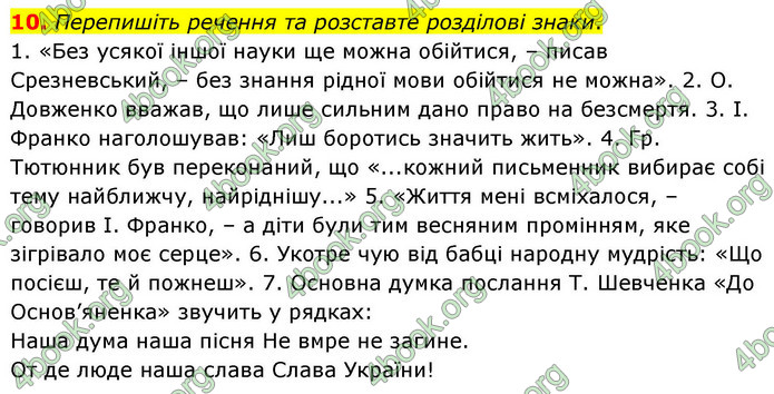 ГДЗ Українська мова 9 клас Авраменко НУШ