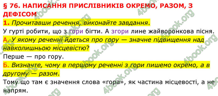ГДЗ Українська мова 9 клас Авраменко НУШ