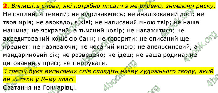ГДЗ Українська мова 9 клас Авраменко НУШ