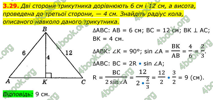 ГДЗ Геометрія 9 клас Мерзляк НУШ