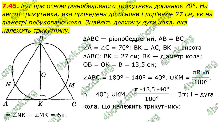 ГДЗ Геометрія 9 клас Мерзляк НУШ