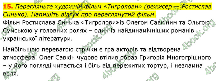 ГДЗ Українська література 9 клас Калинич НУШ