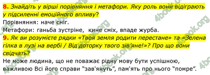 ГДЗ Українська література 9 клас Калинич НУШ