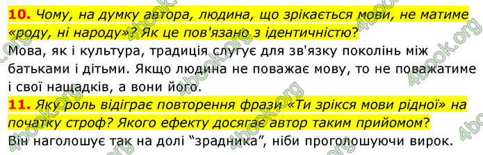 ГДЗ Українська література 9 клас Калинич НУШ