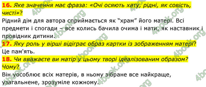 ГДЗ Українська література 9 клас Калинич НУШ