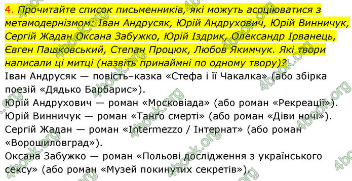 ГДЗ Українська література 9 клас Калинич НУШ