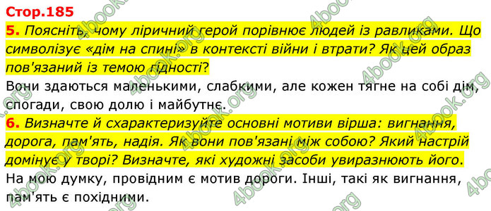 ГДЗ Українська література 9 клас Калинич НУШ