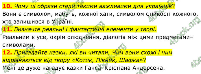 ГДЗ Українська література 9 клас Калинич НУШ