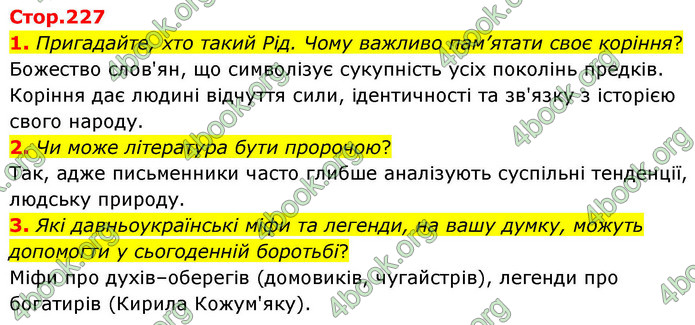 ГДЗ Українська література 9 клас Калинич НУШ