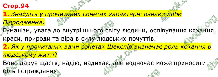 ГДЗ Зарубіжна література 9 клас Волощук НУШ