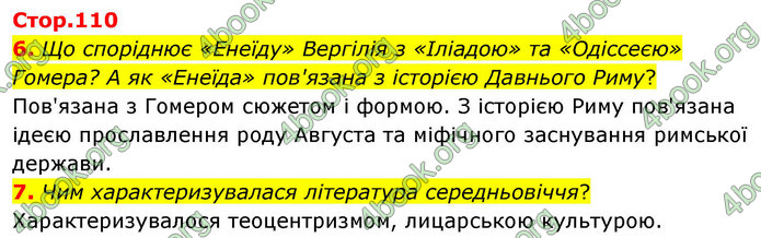 ГДЗ Зарубіжна література 9 клас Волощук НУШ