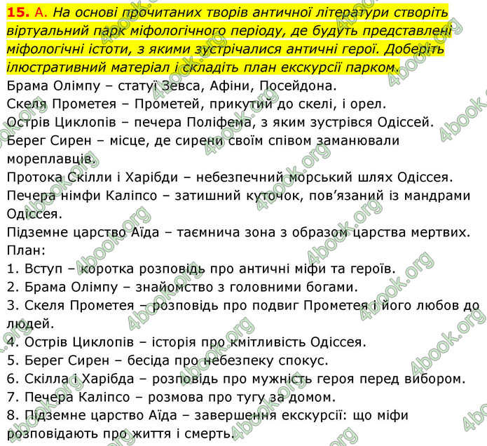 ГДЗ Зарубіжна література 9 клас Волощук НУШ